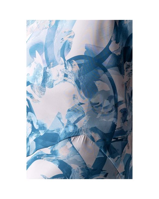 Oh!Zuza Blue Frida Satin Viscose Mini Camisole Nightdress
