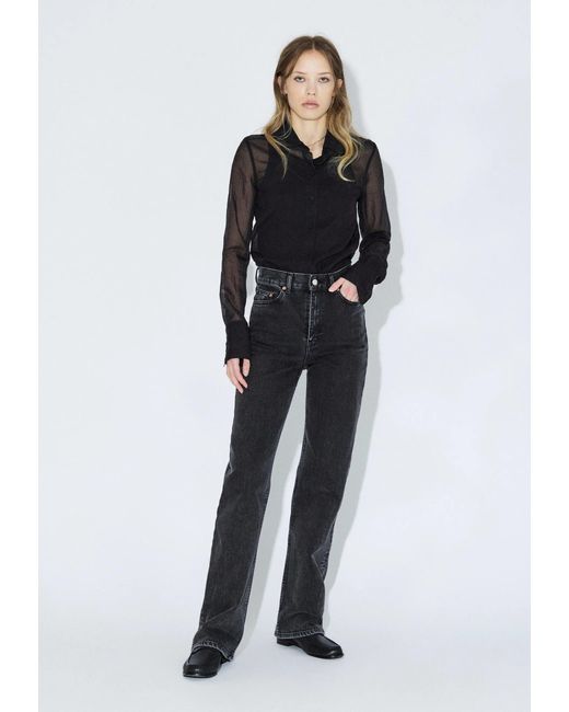 Dr. Denim Blue Echo High Straight