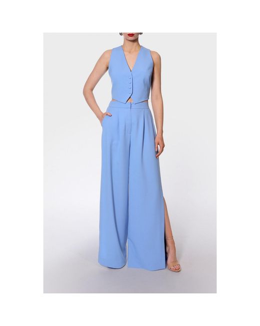AGGI by HALEWSKI Blue Sylvia Suit Vest