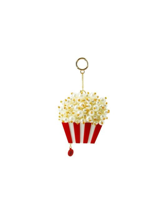 Gissa Bicalho White Acrylic Handmade Keychain Pop Up