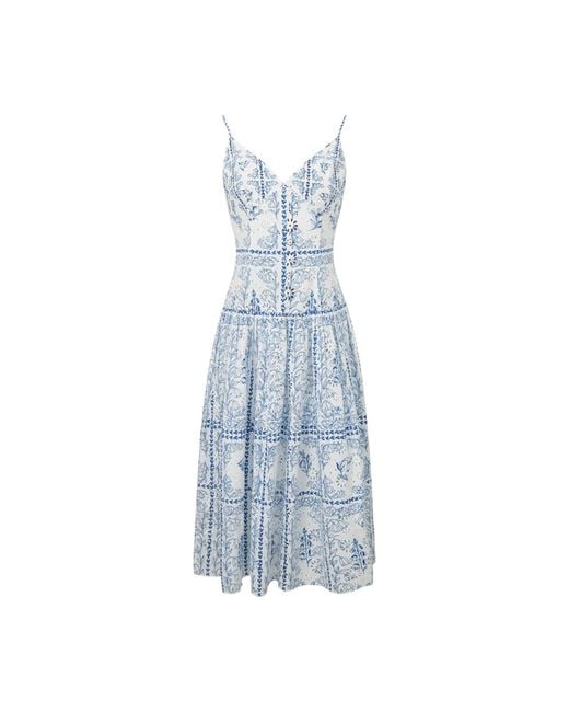 Pecanpepperpelican Bluebell Sleeveless Midi Dress