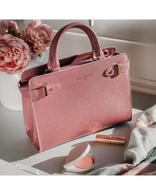 Alie Street London Purple Derby Occasion Handbag