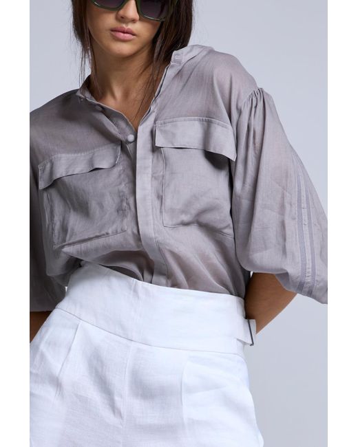 Dref Multicolor Neutrals Santorini Relaxed Shirt