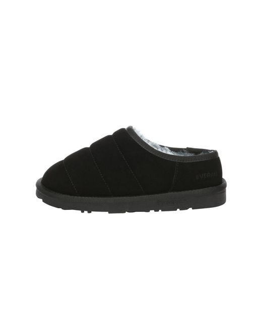 EverAu Australia Black Jaeger Low Ankle Slippers