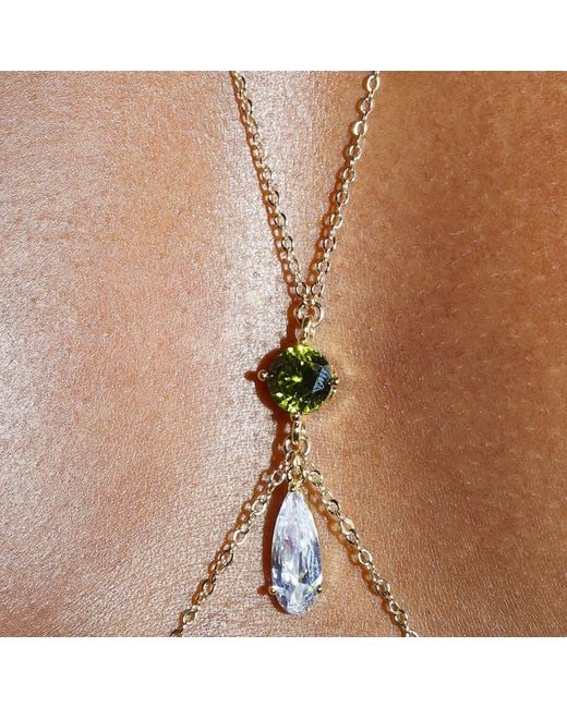 Studio Baloge Metallic Lumina Mini Body Chain