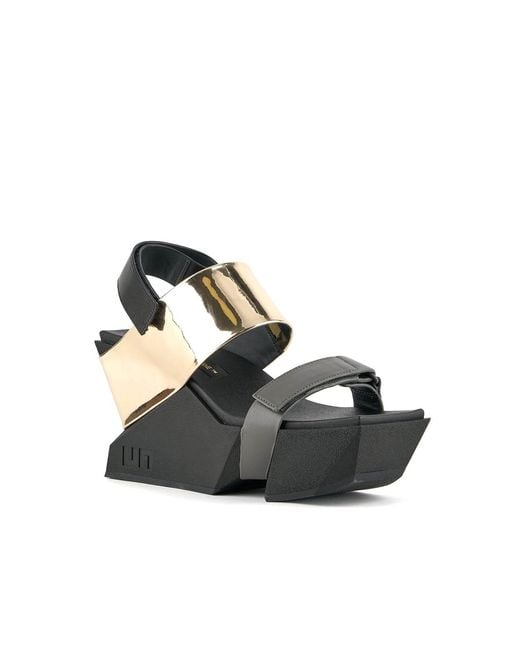 United Nude Black Brutt Sandal