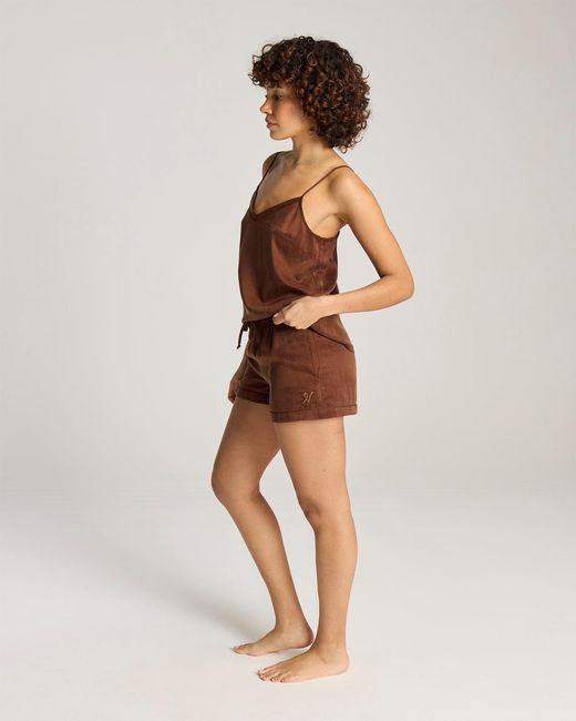 Nudea Brown Eco-Luxe Drawstring Boxer