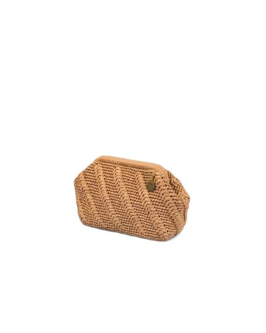 Springmoonatelier Brown Abudance Bag Raffia Light