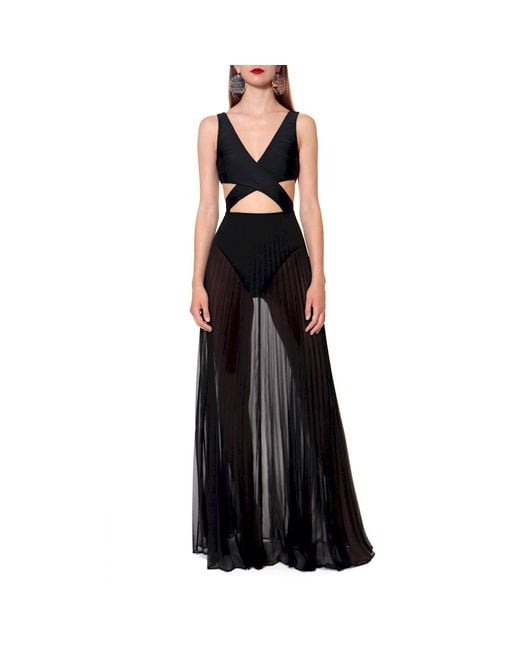 AGGI by HALEWSKI Black Nola Matte Bodysuit
