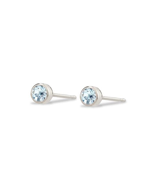 Maya Brenner Metallic Birthstone Stud