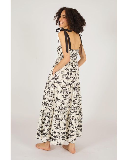 Traffic People Natural Long Hot Summer Lily Dress