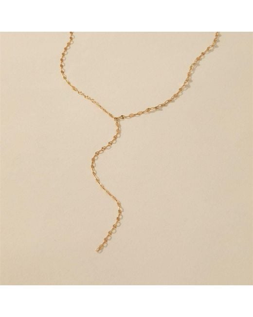 SET & STONES Metallic Rio Lariat Necklace