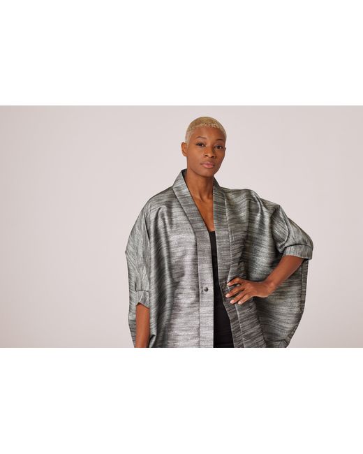 Lioness by Tf Gray Sand Storm Midi Kimono Jacket