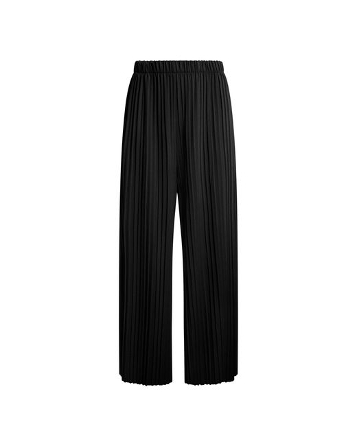 James Lakeland Black Pleated Trousers