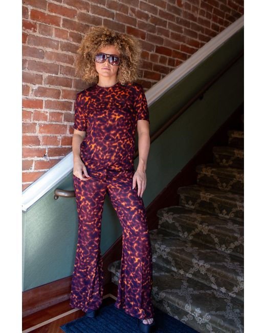 Jennafer Grace Red Mareesa Trousers