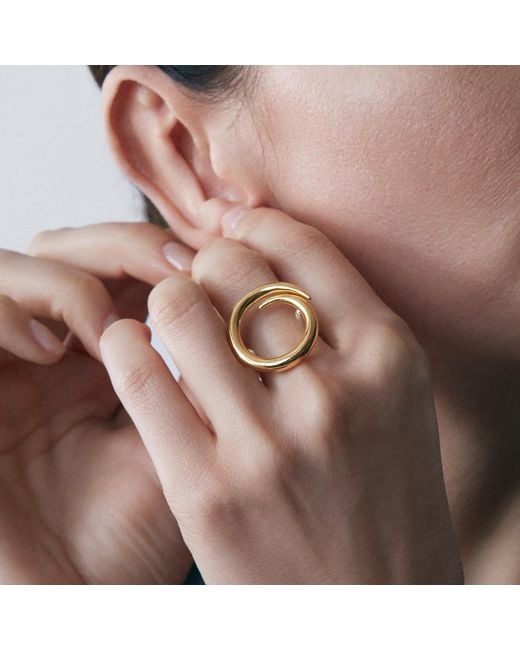 Dinny Hall Metallic Toro Mixed Metal Ring