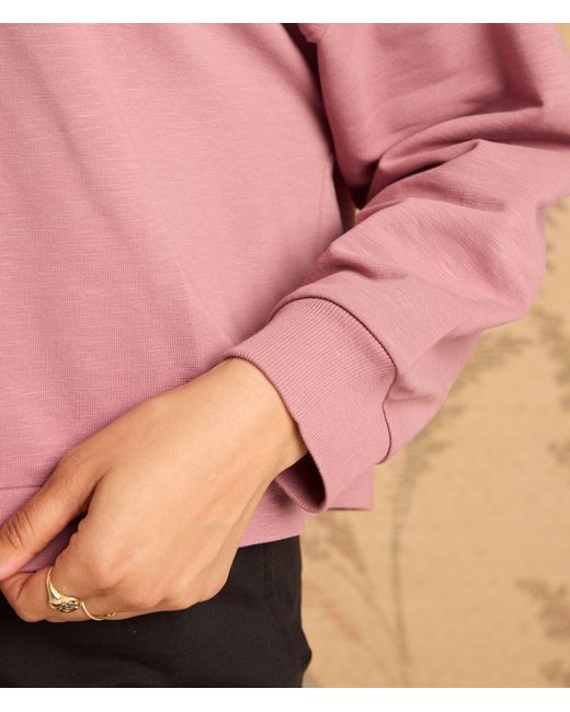 Known Supply Pink Boxy Cotton Crewneck
