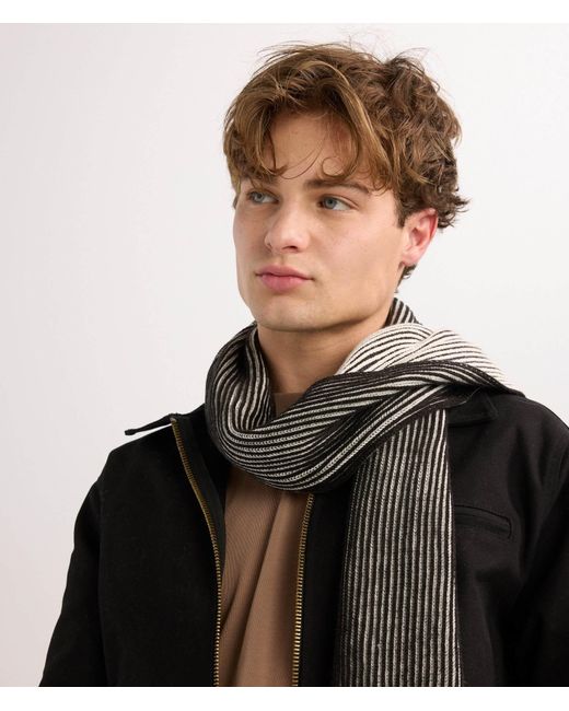 Known Supply Gray 100% Recycled Acrylic Illusion Scarf