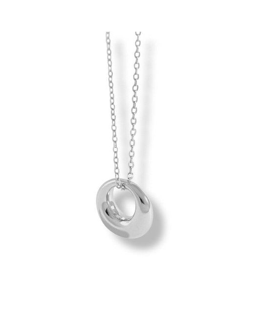 Gold Trip White Orbit Pendant
