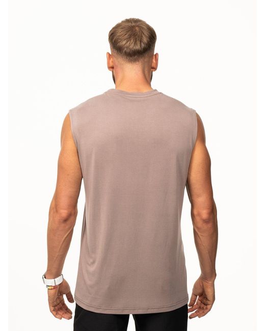 Saved Lab Brown Neutrals Tank for men