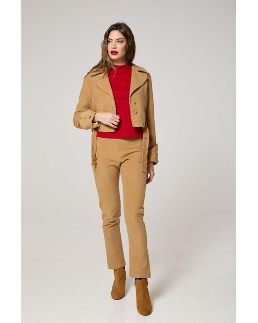 K-Win London Natural Classic Moleskin Jacket