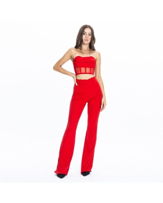Angelika Jozefczyk High-Rise Flared Pants Palermo