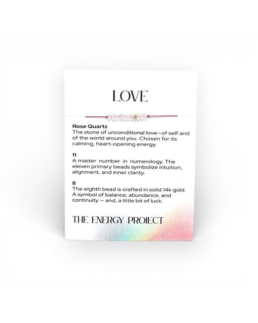 C. Grassi Pink The Energy Project Bracelet – Love With Rose Quartz & Solid 14K Bead