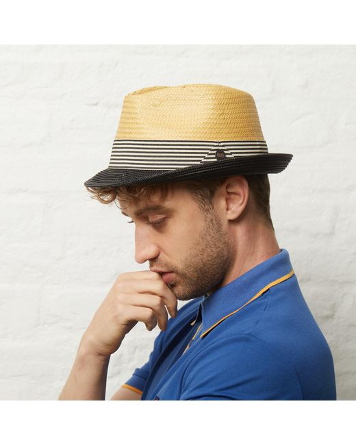 Dasmarca Hats Natural Dasmarca Otis Summer Hat For Honey Straw Trilby Lightweight Hat for men