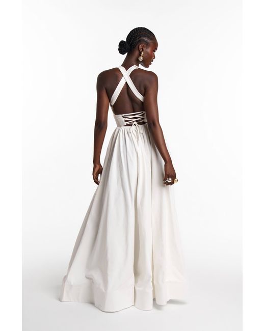 Ofuure White Adele Maxi Dress