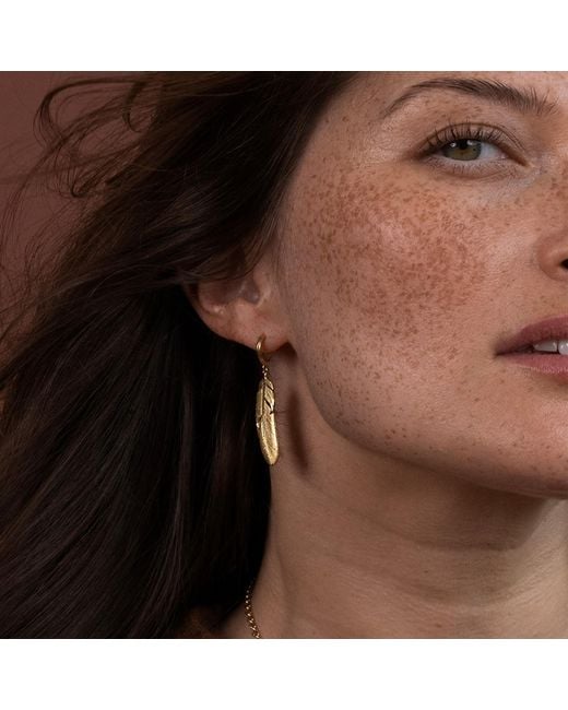 Zoe & Morgan Metallic Eagle Earrings