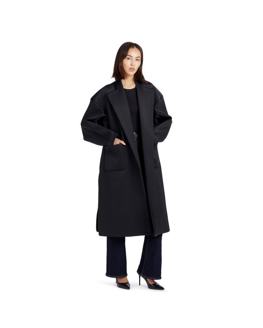 Niran Black Amanda Scuba Coat