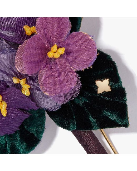 Helena Simon Pink The Cluster Floral Brooch
