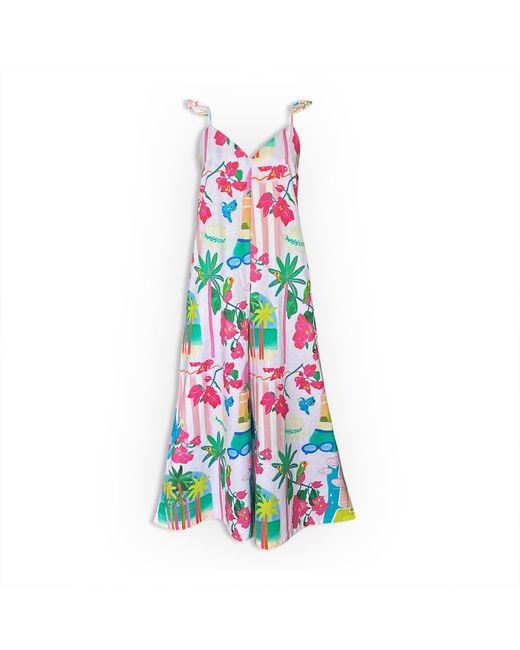 Pick Happy White Limited Edition Angel Jumpsuit Palm Beach