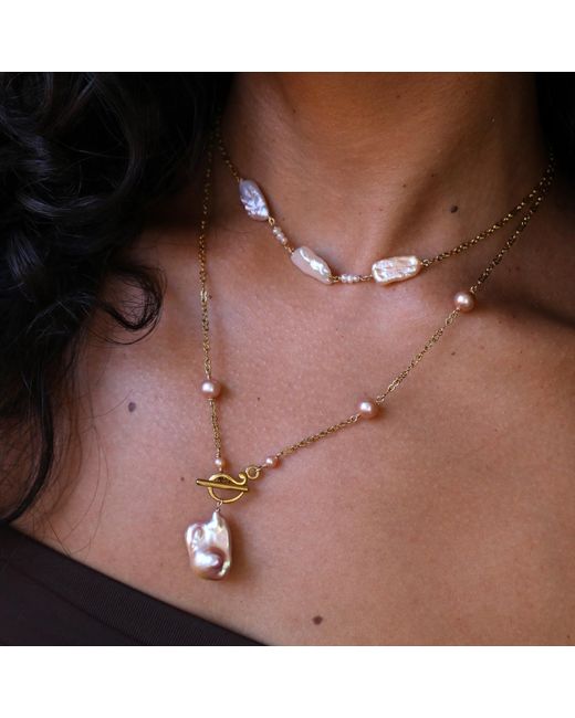 Marquise Swim Blue Necklace