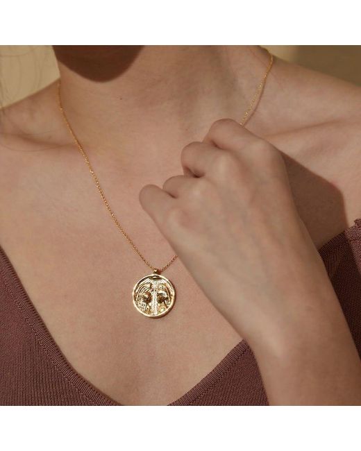 Aurozia Metallic Tarot The Lovers Necklace