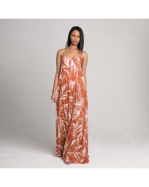 Imaatu Brown Blush Rust Dress
