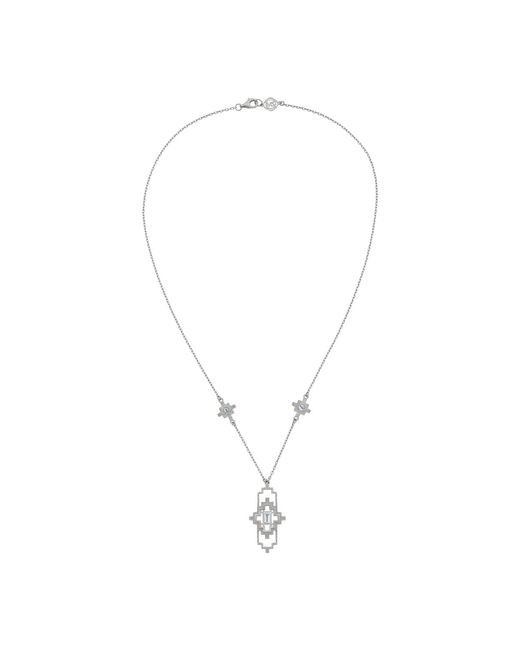 Zoe & Morgan Metallic Munay Necklace Aquamarine