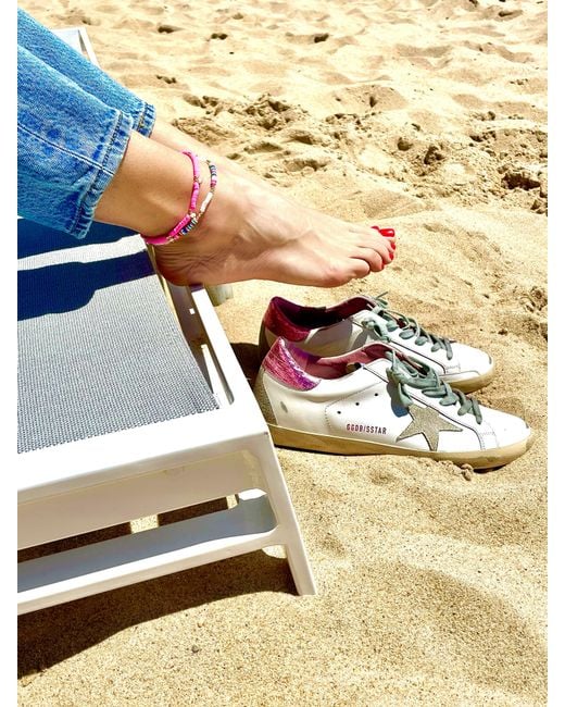 Olivia Le Red Rio Rainbow Anklet