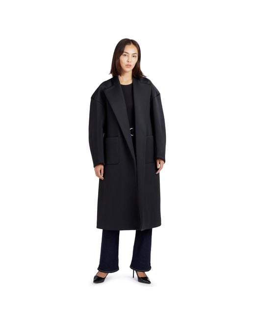 Niran Black Amanda Scuba Coat