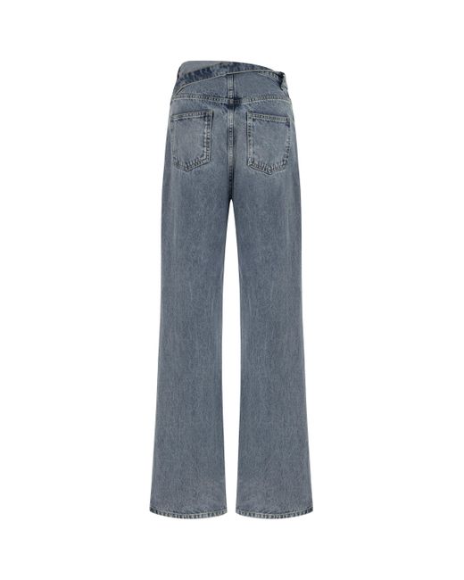 Nocturne Blue High-waisted Jeans-ice