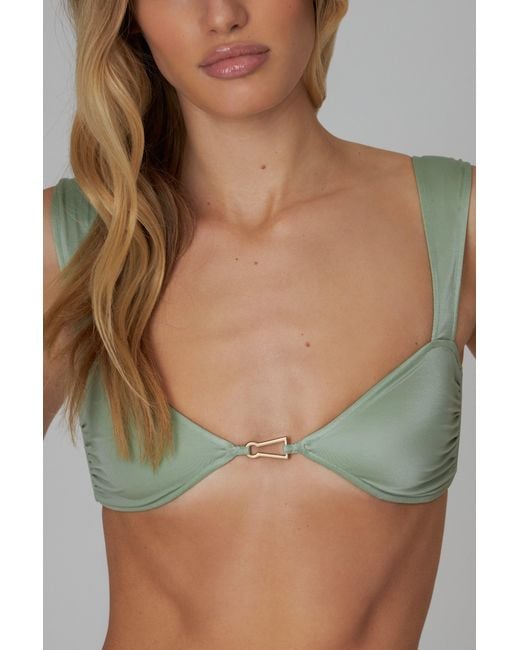 Bianca Resortwear Green Lola Bikini Top