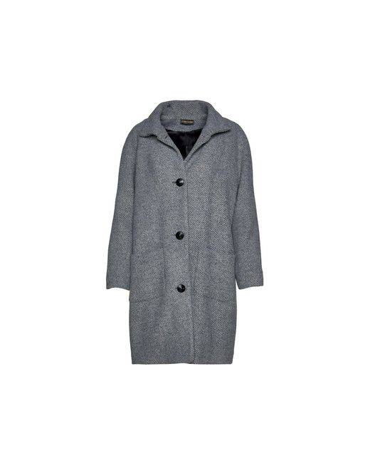 Conquista Gray Wool Blend Coat By Fashion