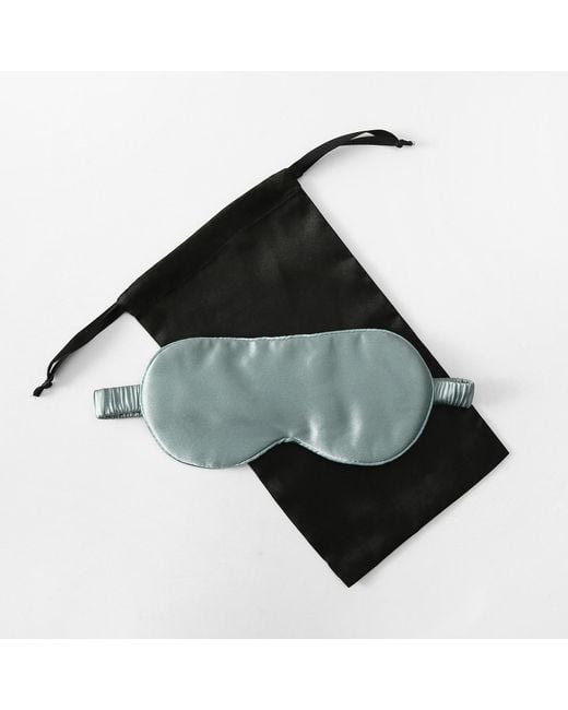Soft Strokes Silk Green Pure Mulberry Aviator Style Silk Eye Mask Set Of Two