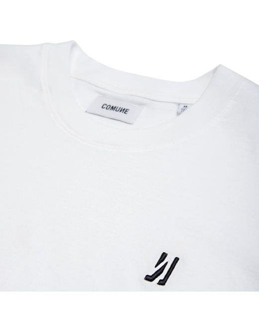 Comune White Ryder Oversized Tee for men