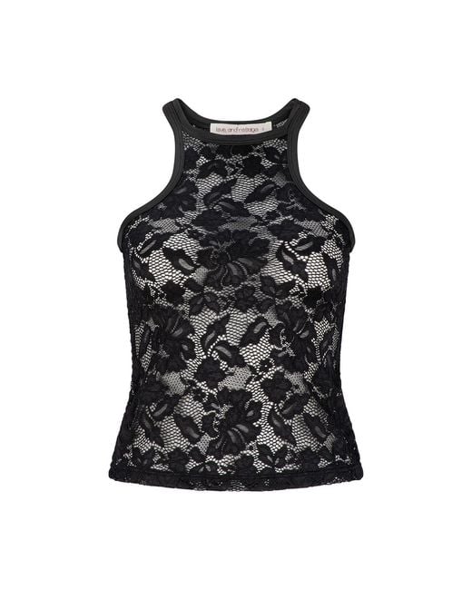 Love and Nostalgia Black The Good Girl Super Racer Back
