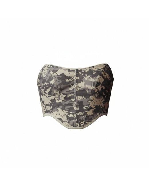 The Coolgirl Nyc Gray Kiana Top