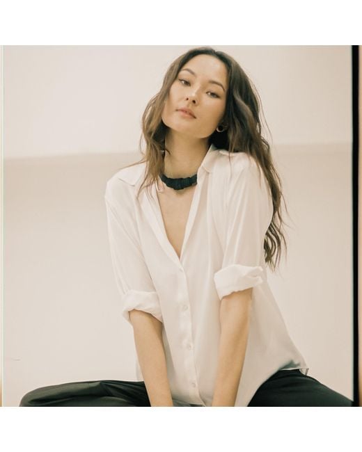 WAIWAI Black Gradient Leather Choker