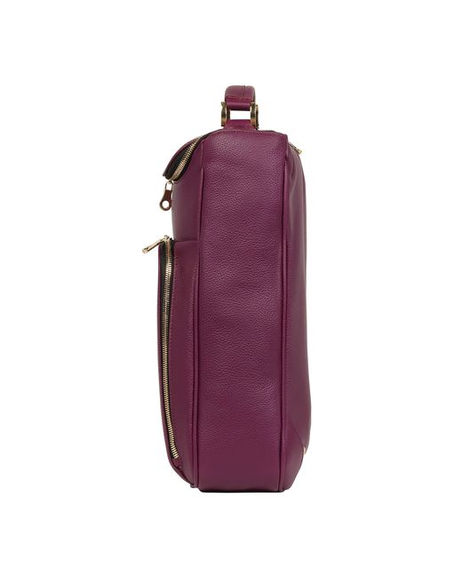 Luis Steven Purple Medium Laptop Pack