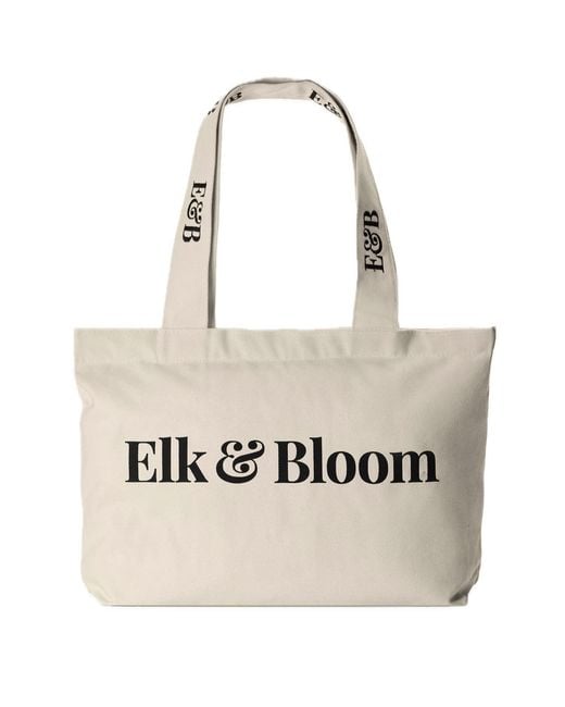 Elk & Bloom Natural Large Chunky Everyday Neutral Tote Bag