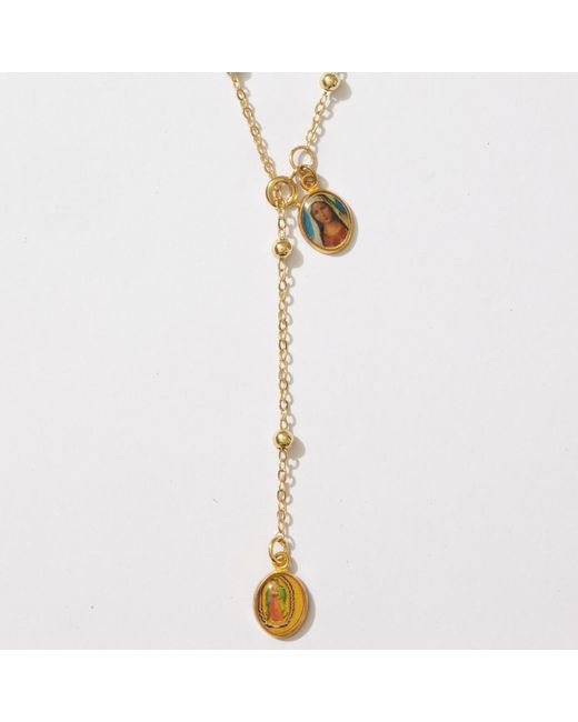 Alexie of Athens Metallic Madonna Bead Prayer Strand